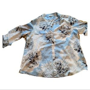 Calvin Klein floral blouse